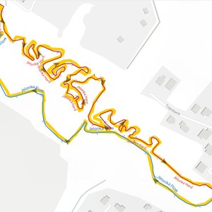 Mapa trasy XC Jelonka w Jabłonnie