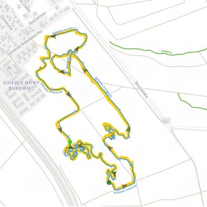 Mapa XC Bukowiec w Jabłonnie