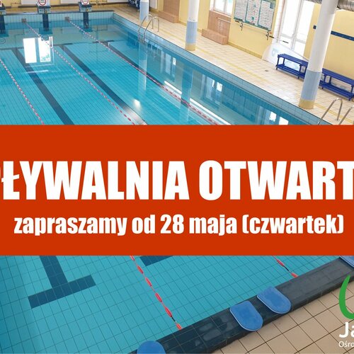 Obraz Aktualności o tytule Zapraszamy na Pływalnię OSiR