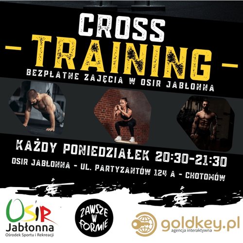 Obraz główny zajęć o tytule CROSS TRAINING 