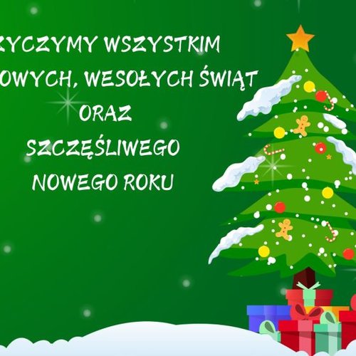 Obraz główny aktualności o tytule Wesołych Świąt i Szczęśliwego Nowego Roku :) 
