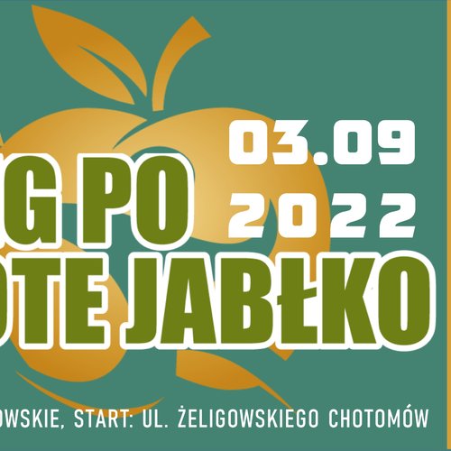 Obraz główny aktualności o tytule VIII Bieg po Złote Jabłko- ruszyły zapisy! 