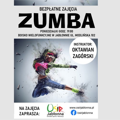 Obraz główny aktualności o tytule 2 maja wraca bezpłatna ZUMBA! 