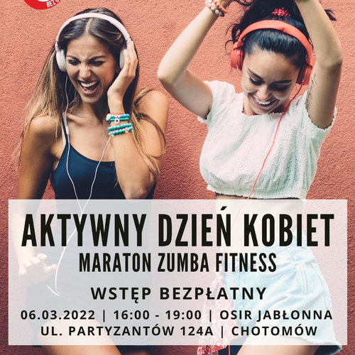 Obraz główny wydarzenia o tytule  ODWOŁANY Maraton Zumba Fitness na Dzień Kobiet 