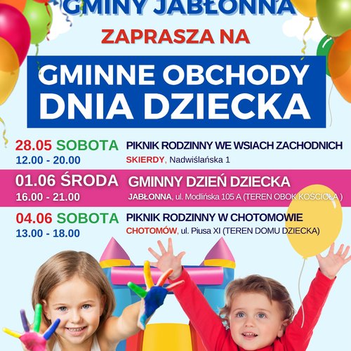 Obraz główny wydarzenia o tytule Gminny Dzień Dziecka 