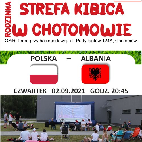 Obraz główny wydarzenia o tytule Mecz Polska-Albania w Rodzinnej Strefie Kibica 
