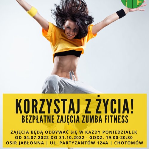 Obraz główny wydarzenia o tytule ZUMBA FITNESS- KORZYSTAJ Z ŻYCIA 