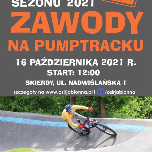 Obraz główny wydarzenia o tytule Zawody na PUMPTRACKu 