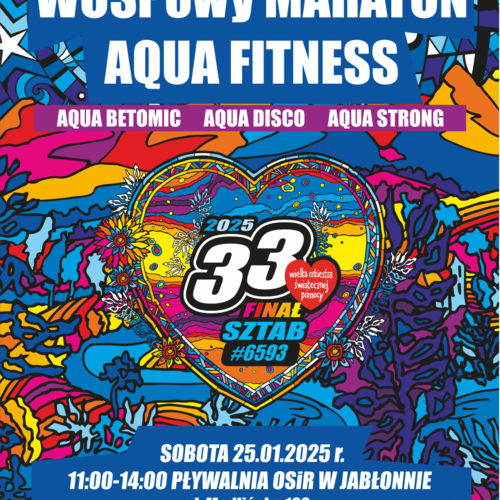 Obraz główny wydarzenia o tytule WOŚPowy Maraton Aqua Fitness 