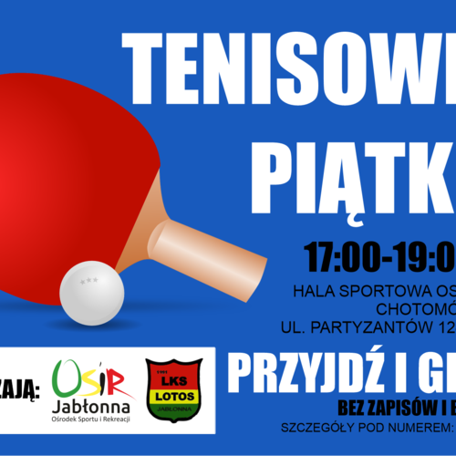 Obraz główny zajęć o tytule Tenisowe piątki 