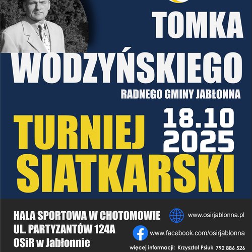Obraz główny wydarzenia o tytule V Memoriał Siatkarski Tomka Wodzyńskiego 