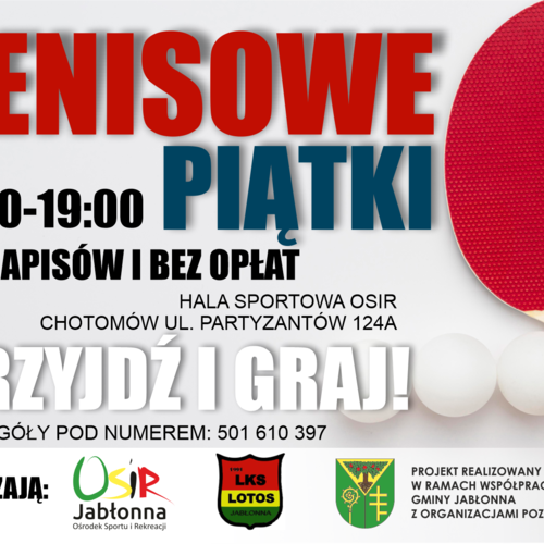 Obraz główny zajęć o tytule Tenisowe piątki 